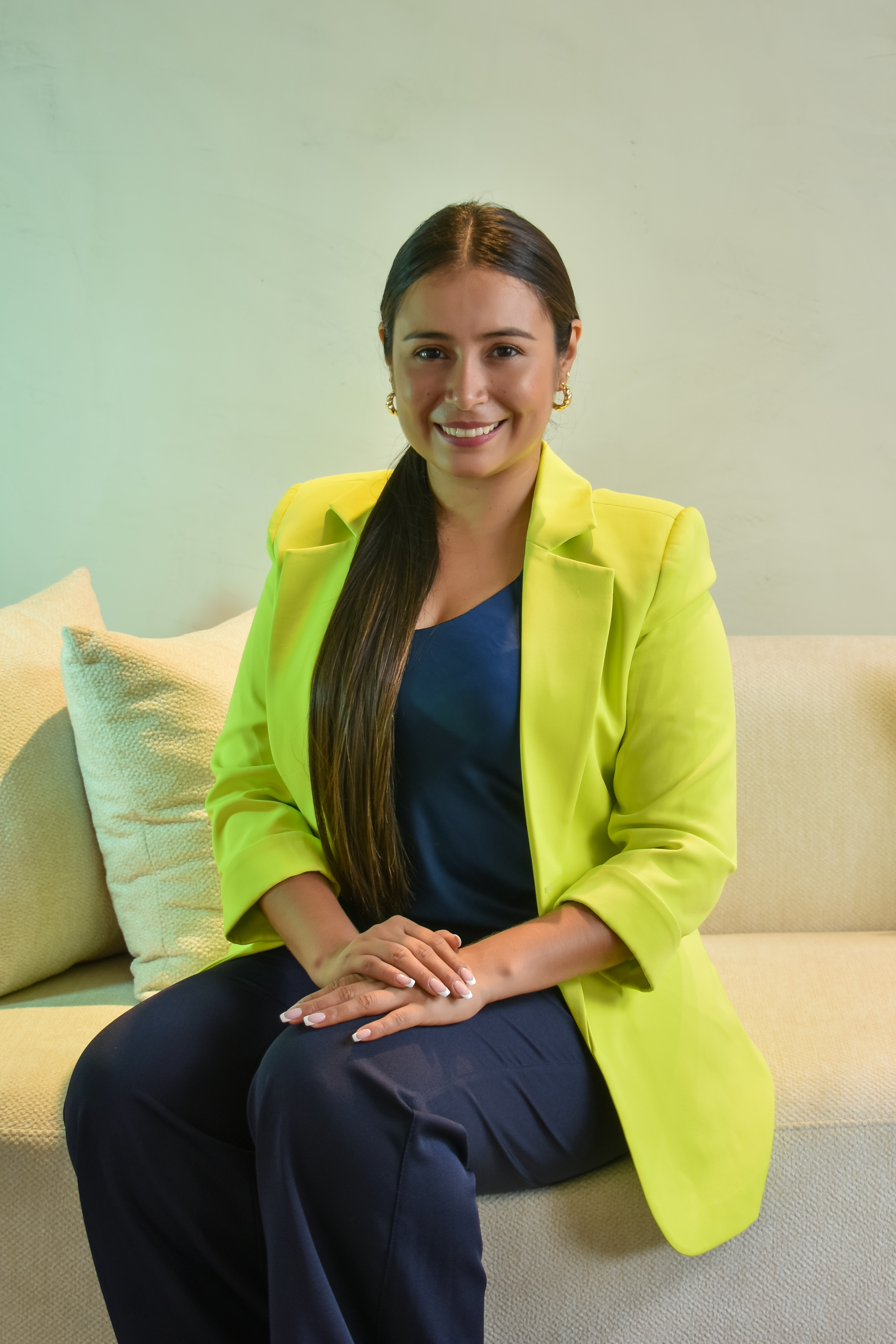 Andrea Sánchez, anfitriona del podcast